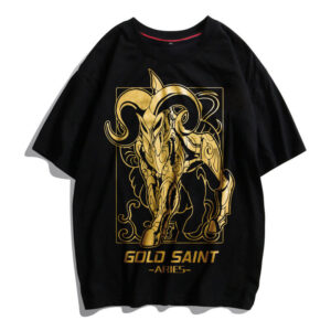【買一送一】聖鬥士星矢t恤短袖2021夏新款十二星座潮牌純棉男女半袖上衣