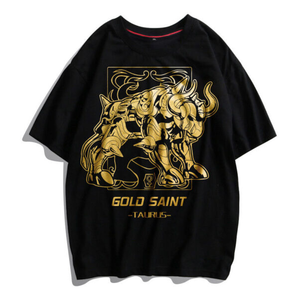【買一送一】聖鬥士星矢t恤短袖2021夏新款十二星座潮牌純棉男女半袖上衣：圖片 6