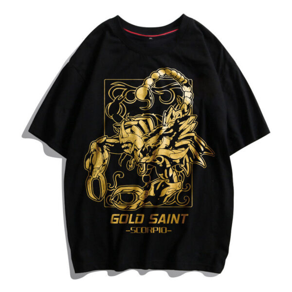 【買一送一】聖鬥士星矢t恤短袖2021夏新款十二星座潮牌純棉男女半袖上衣：圖片 5