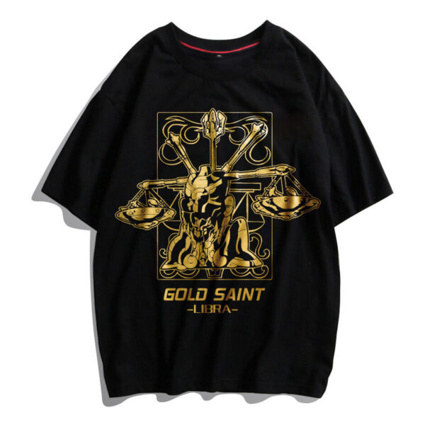 【買一送一】聖鬥士星矢t恤短袖2021夏新款十二星座潮牌純棉男女半袖上衣：圖片 4