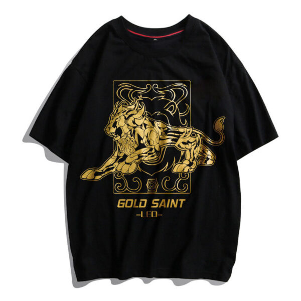 【買一送一】聖鬥士星矢t恤短袖2021夏新款十二星座潮牌純棉男女半袖上衣：圖片 3